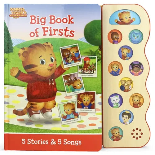 Daniel Tiger Big Book of Firsts: 5 Stories & 5 Songs - Board Book (ONLINE ORDER ONLY)