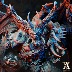 3D Printed Archvillain Games Tome of Demons Vol. 1 - Armaros Chaos Incarnate 28mm 32mm D&D (Online Only)