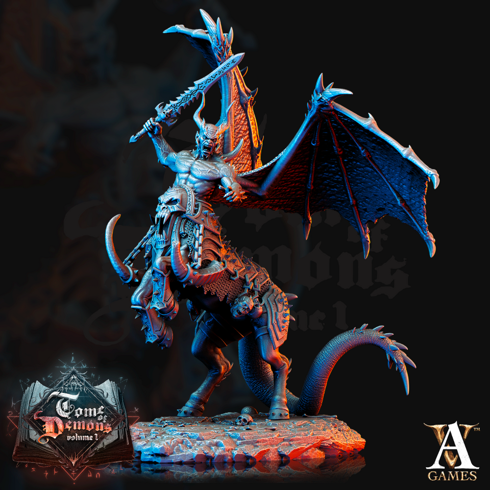 3D Printed Archvillain Games Tome of Demons Vol. 1 - Decataurs 28mm 32mm D&D (Online Only)