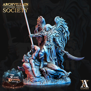 3D Printed Archvillain Games Archvillain Society Vol. VII - Alehdaymon the Avenger 28mm 32mm D&D (Online Only)