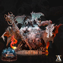 3D Printed Archvillain Games Tome of Demons Vol. II - Orcus 28mm 32mm D&D (Online Only)