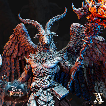 3D Printed Archvillain Games Tome of Demons Vol. II Adramal - Seneschal of Orcus 28mm 32mm D&D (Online Only)