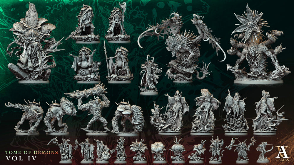 3D Printed Archvillain Games Spore Deacon Tome of Demons Vol IV 28 32mm D&D (Online Only)