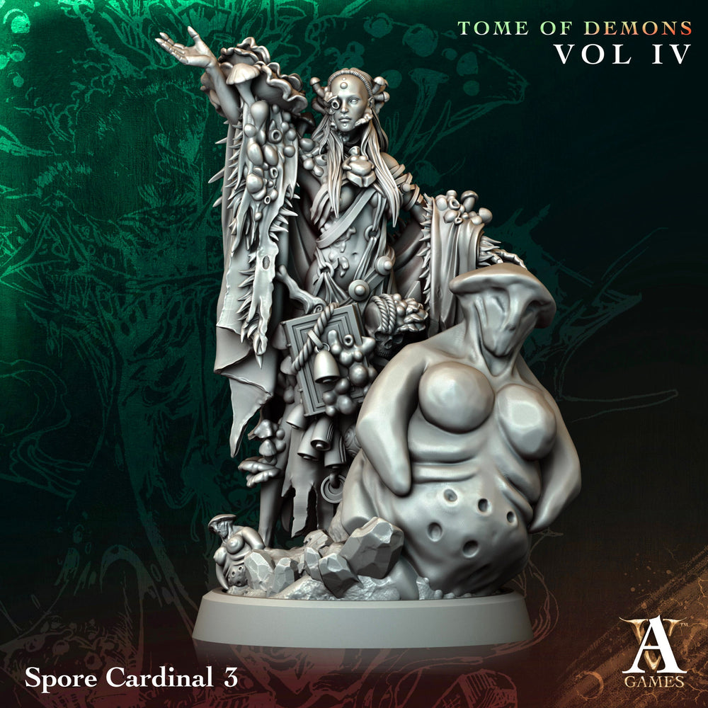 3D Printed Archvillain Games Spore Cardinal Tome of Demons Vol IV 28 32mm D&D (Online Only)