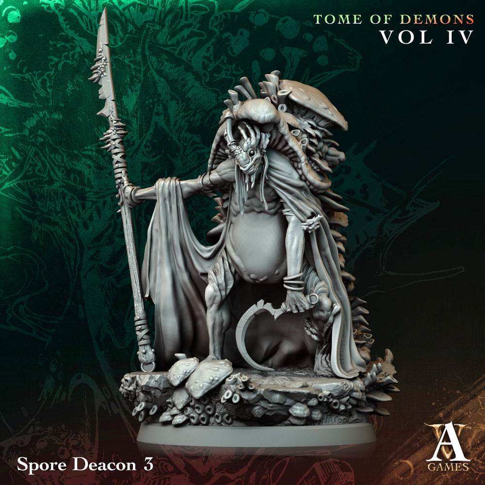 3D Printed Archvillain Games Spore Deacon Tome of Demons Vol IV 28 32mm D&D (Online Only)