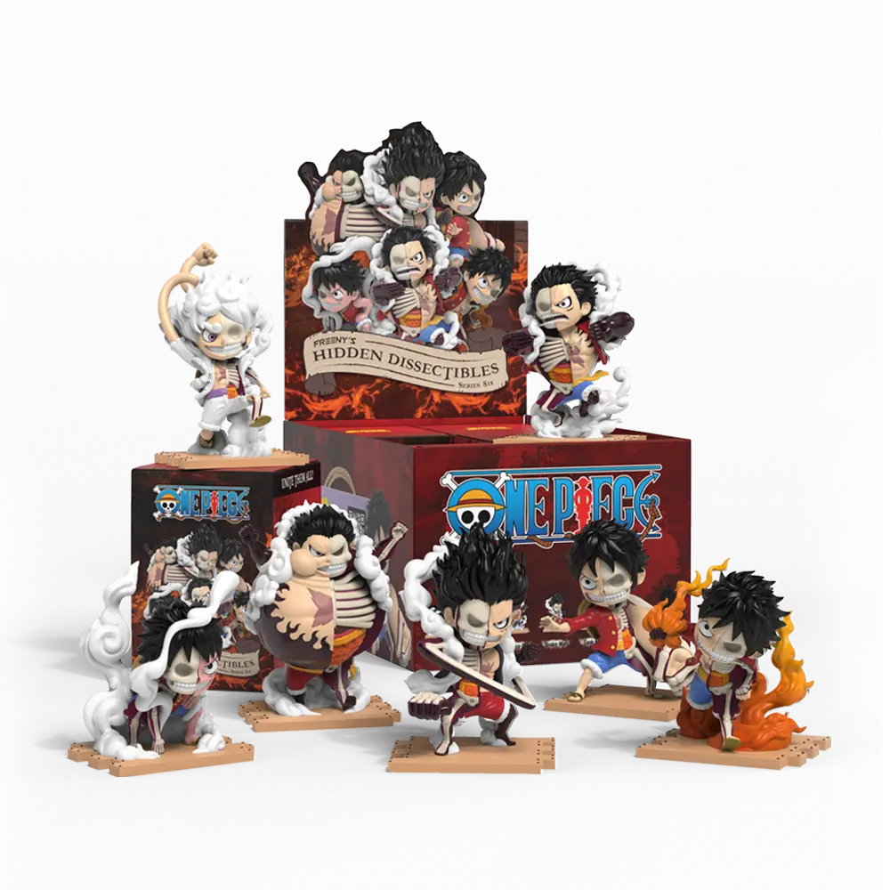 Freeny's Hidden Dissectibles: One Piece (Luffy’s Gears Edition) Blind Box (1 Blind Box) (ONLINE ORDER ONLY)