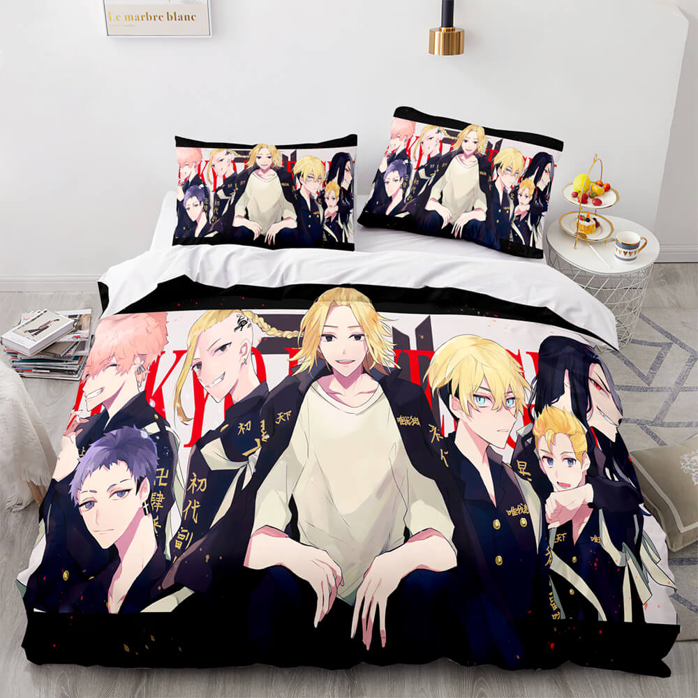 Tokyo Revengers Bedding Sets Quilt Covers Without Filler (Online Order Only)