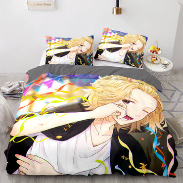 Tokyo Revengers Bedding Set Quilt Cover Without Filler (Online Order Only)