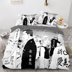 Tokyo Revengers Bedding Set Quilt Cover Without Filler (Online Order Only)