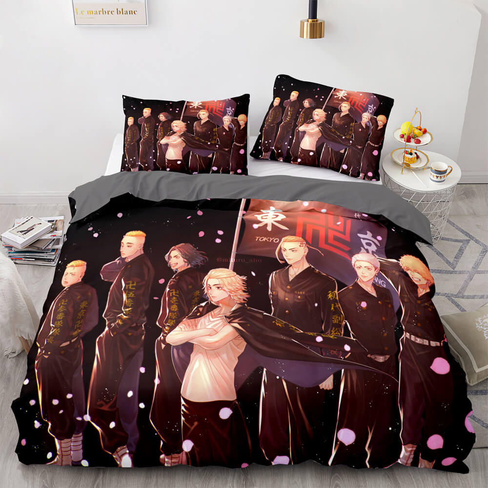 Tokyo Revengers Bedding Set Quilt Cover Without Filler (Online Order Only)