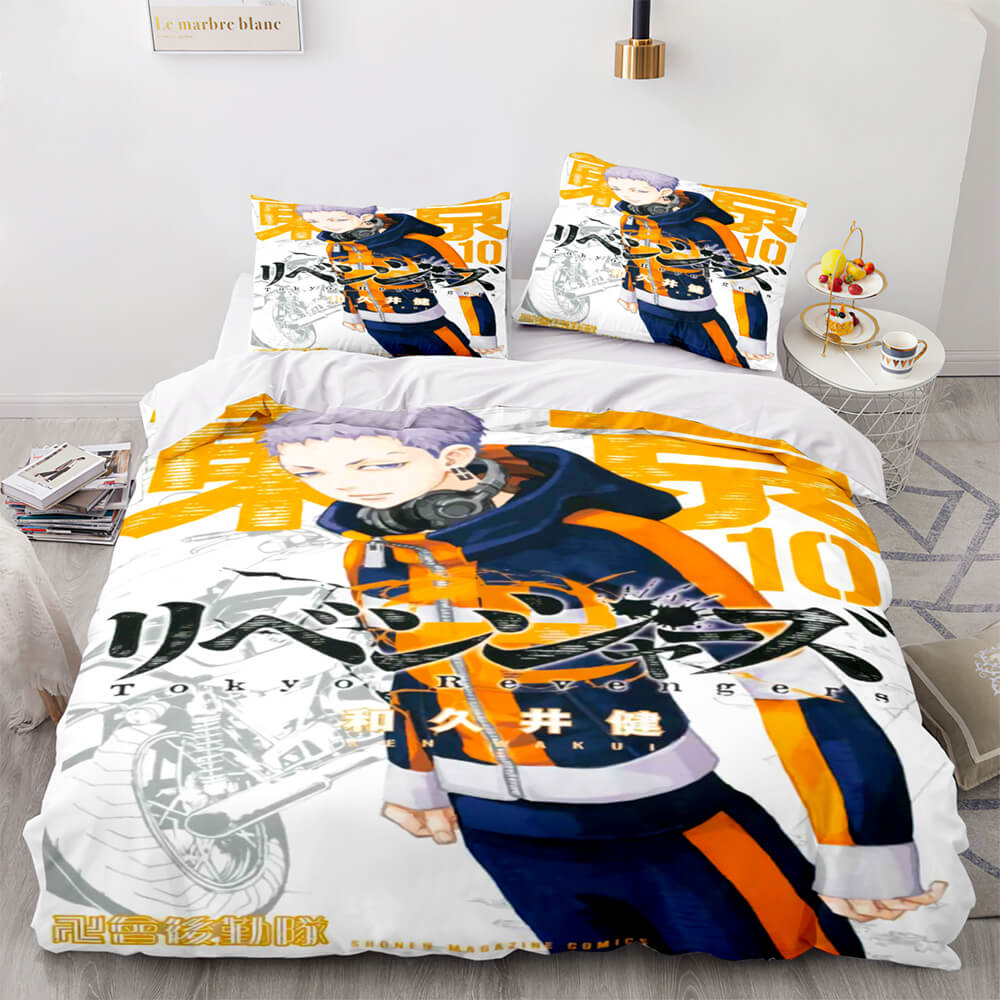 Tokyo Revengers Cosplay Bedding Set Quilt Cover Without Filler (Online Order Only)
