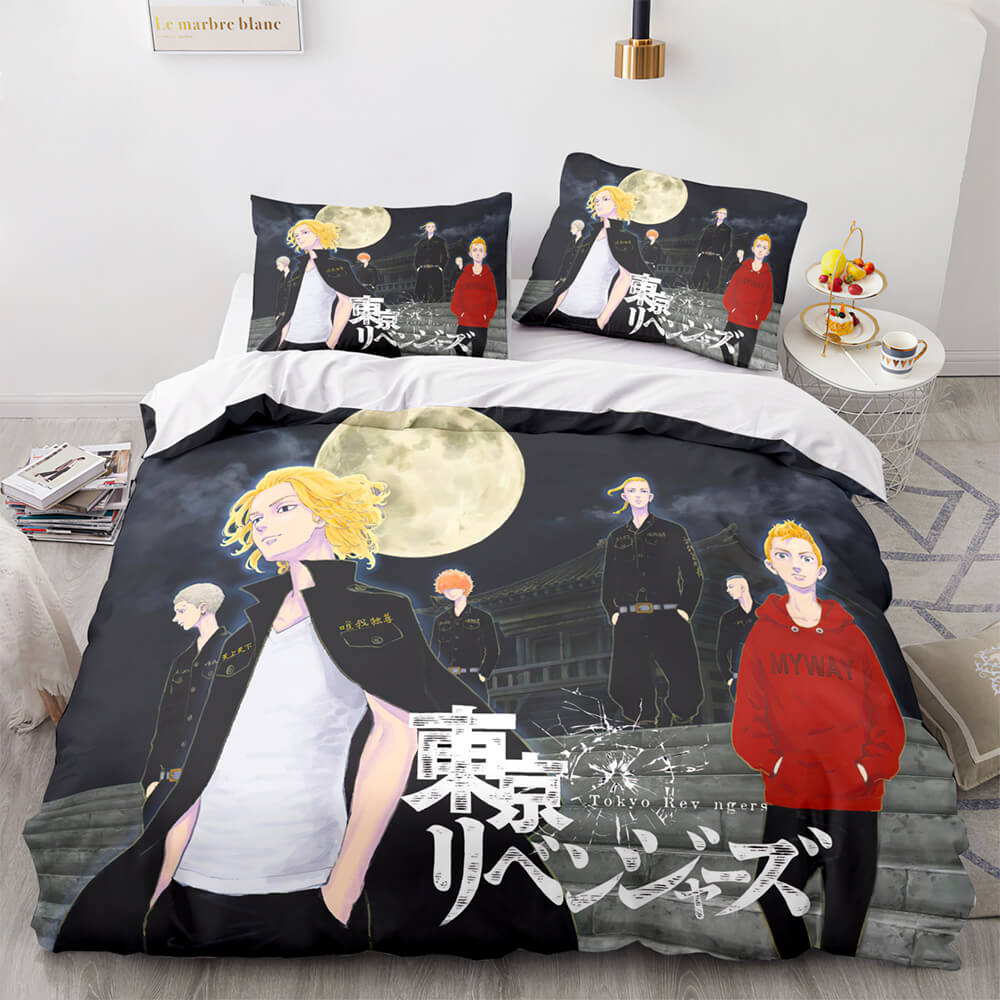 Tokyo Revengers Cosplay Bedding Set Quilt Cover Without Filler (Online Order Only)