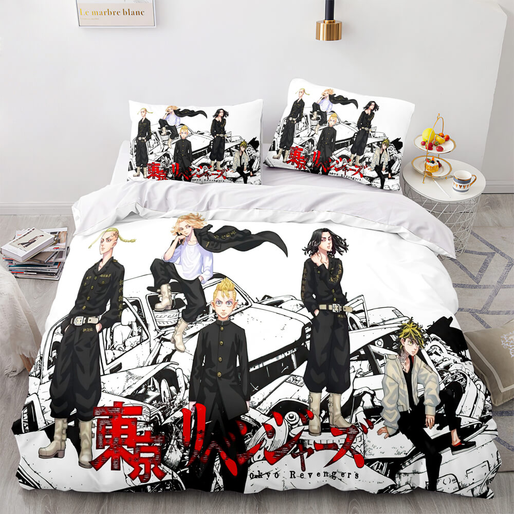 Tokyo Revengers Cosplay Bedding Set Quilt Cover Without Filler (Online Order Only)