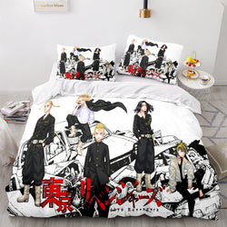 Tokyo Revengers Cosplay Bedding Set Quilt Cover Without Filler (Online Order Only)