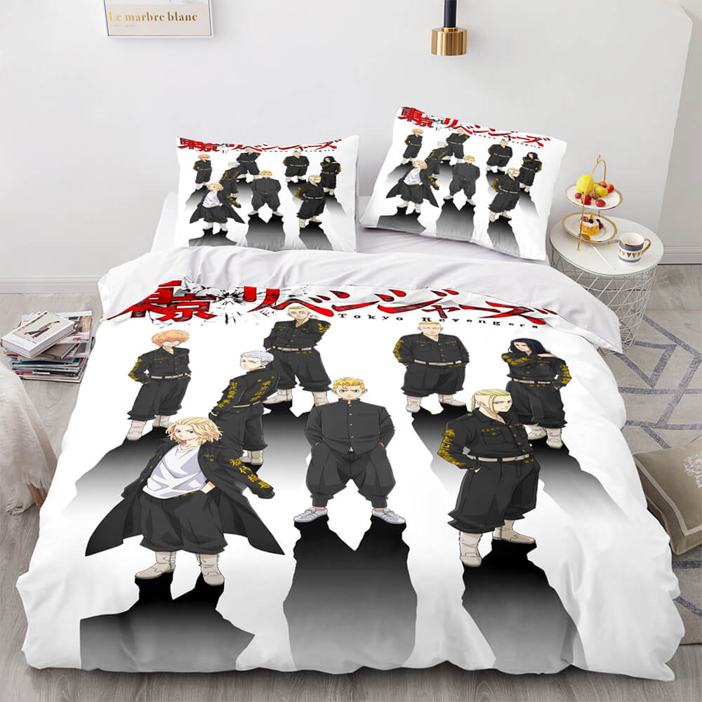 Tokyo Revengers Cosplay Bedding Set Quilt Cover Without Filler (Online Order Only)