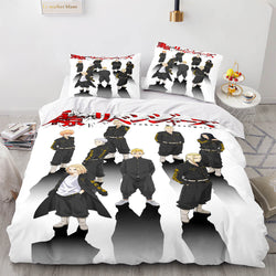 Tokyo Revengers Cosplay Bedding Set Quilt Cover Without Filler (Online Order Only)
