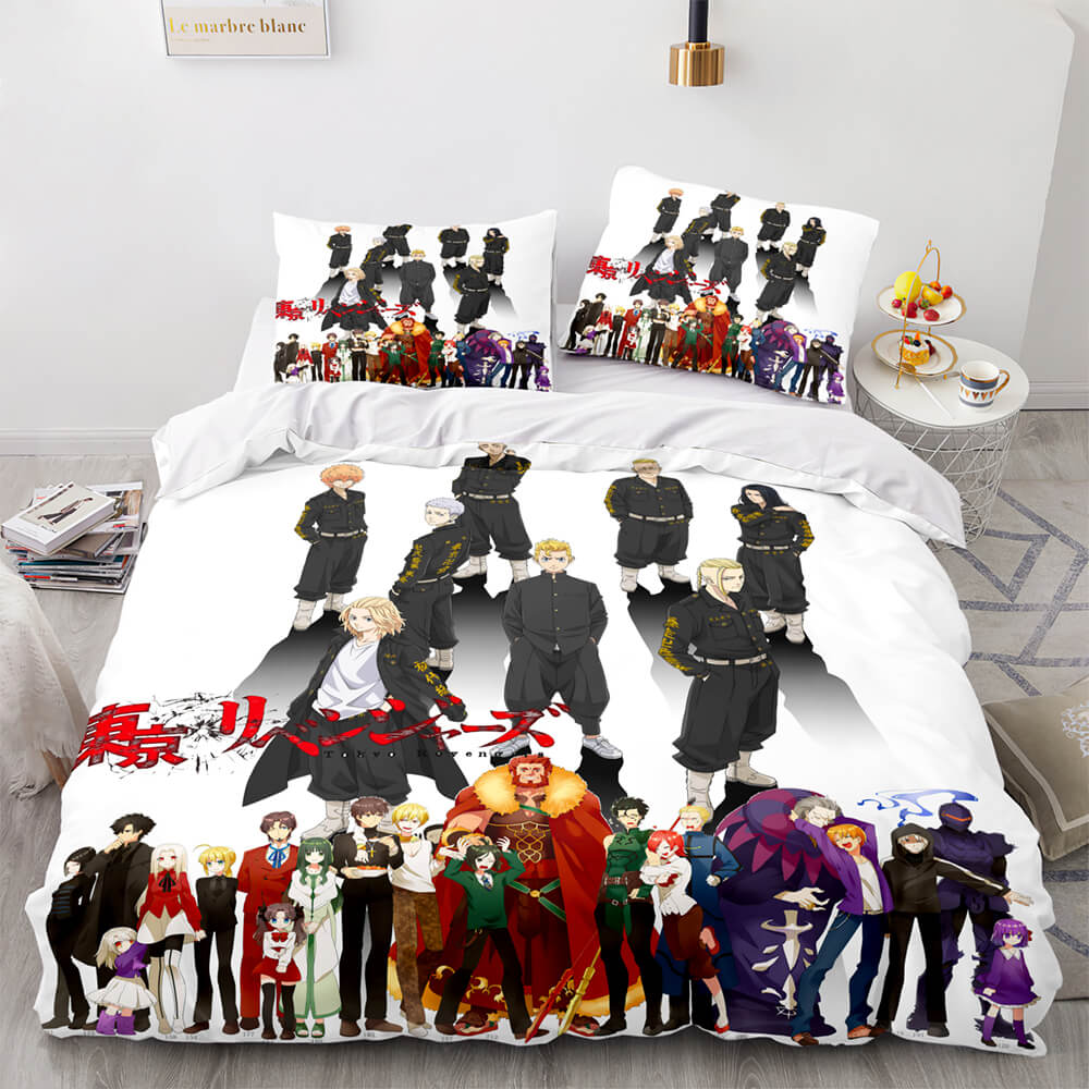 Tokyo Revengers Cosplay Bedding Set Quilt Cover Without Filler (Online Order Only)