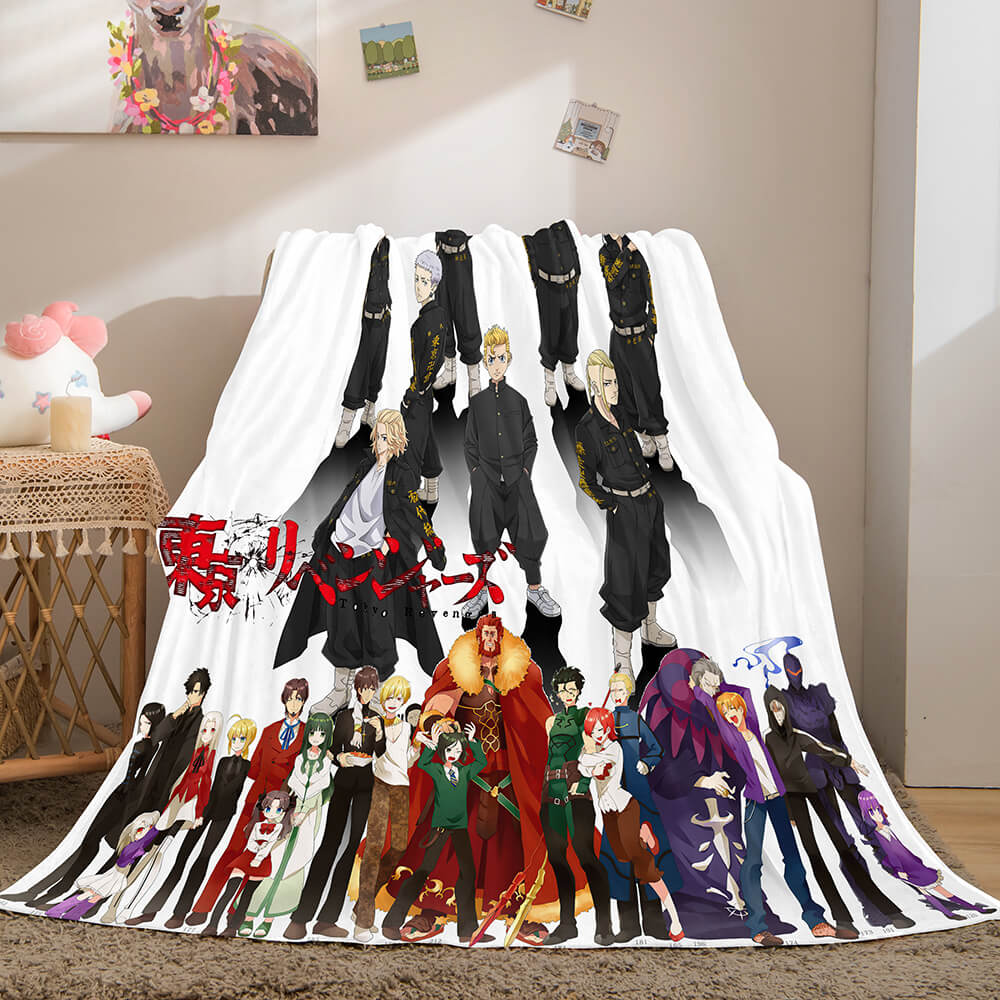 Tokyo Revengers Cosplay Flannel Blanket Throw (Online Order Only)