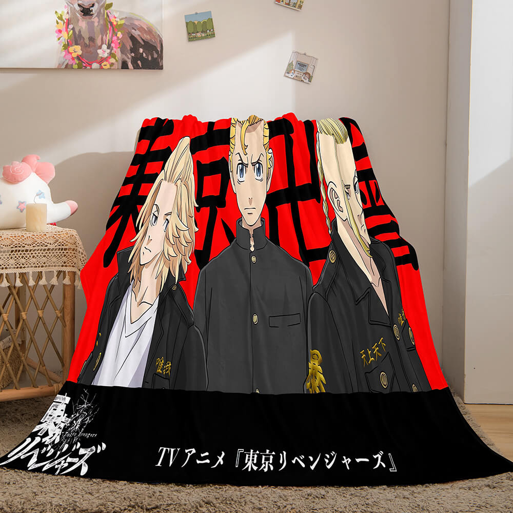 Tokyo Revengers Cosplay Flannel Blanket Throw (Online Order Only)