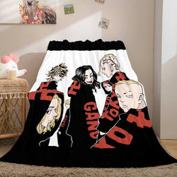 Tokyo Revengers Flannel Fleece Blanket (Online Order Only)