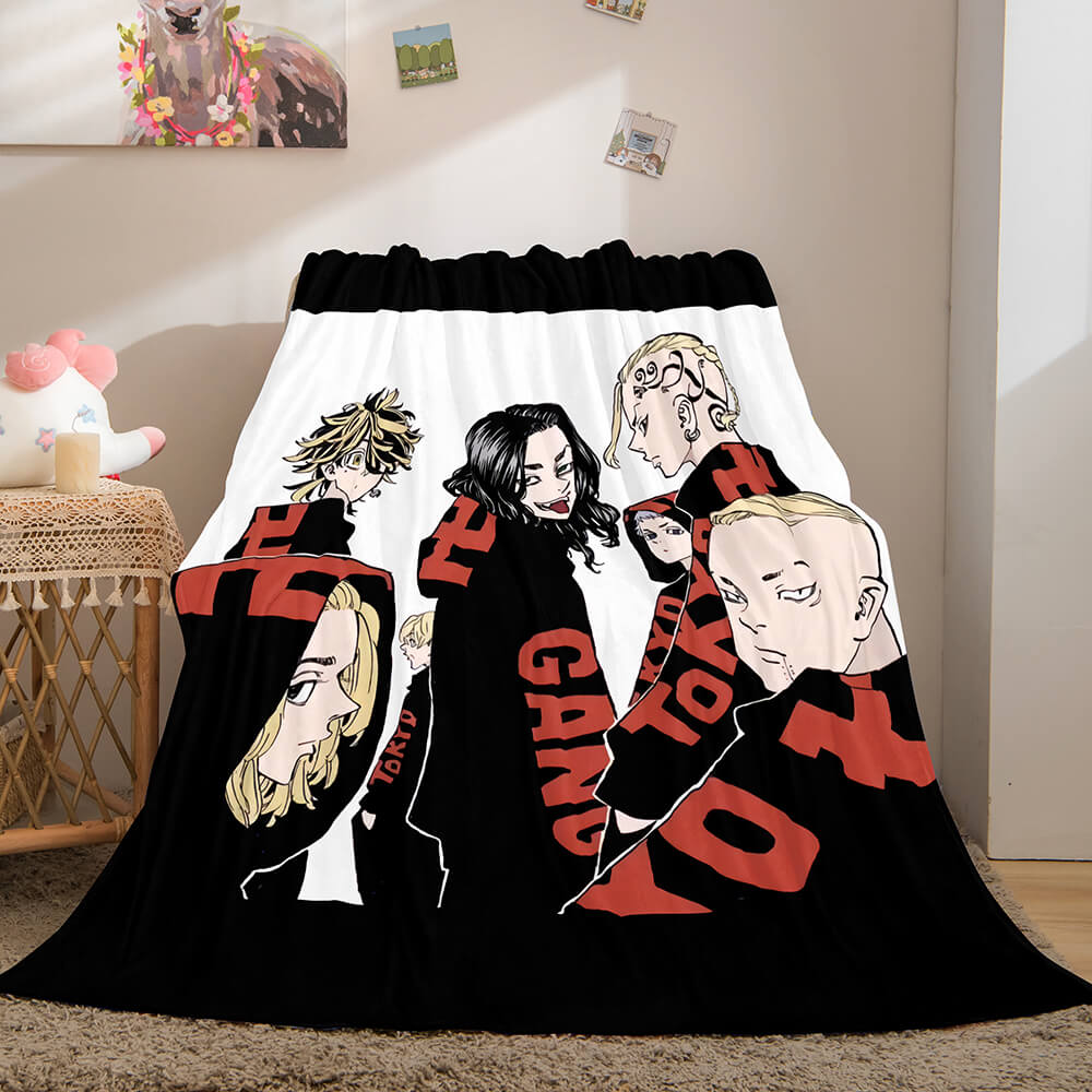 Tokyo Revengers Cosplay Flannel Blanket Throw (Online Order Only)