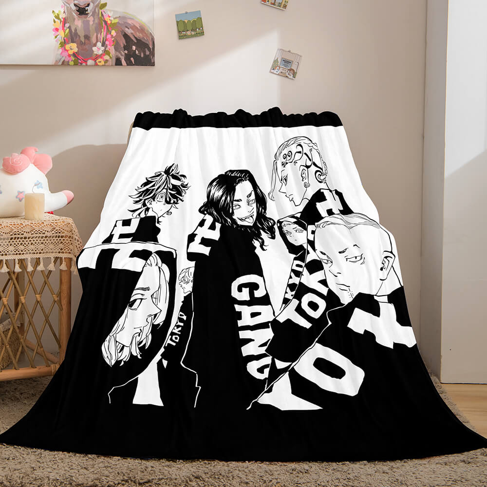 Tokyo Revengers Cosplay Flannel Blanket Throw (Online Order Only)