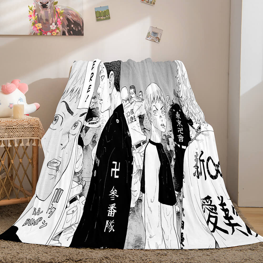 Tokyo Revengers Cosplay Flannel Blanket Throw (Online Order Only)