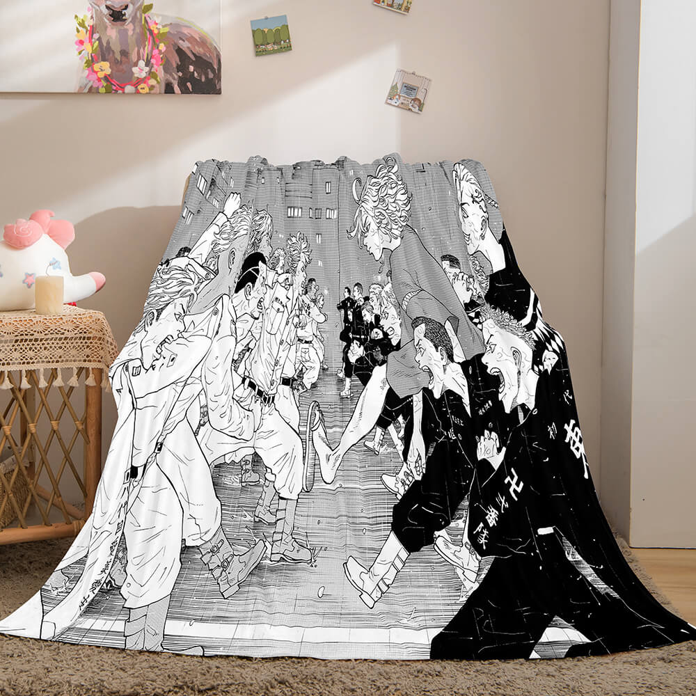 Tokyo Revengers Cosplay Flannel Blanket Throw (Online Order Only)