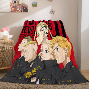 Tokyo Revengers Cosplay Flannel Blanket Throw (Online Order Only)