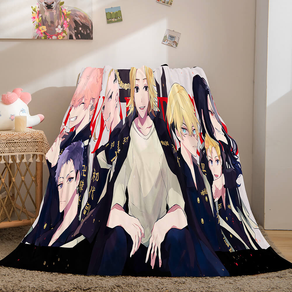 Tokyo Revengers Cosplay Flannel Blanket Throw (Online Order Only)
