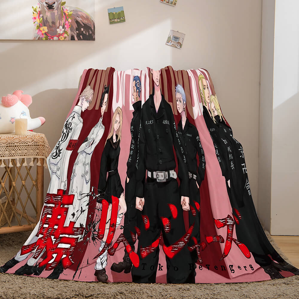 Tokyo Revengers Cosplay Flannel Blanket Throw (Online Order Only)