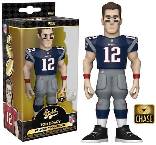 NFL Patriots Tom Brady (Home) 5-Inch Funko Gold Vinyl Figure *CHASE* (RARE) (Online Order Only)