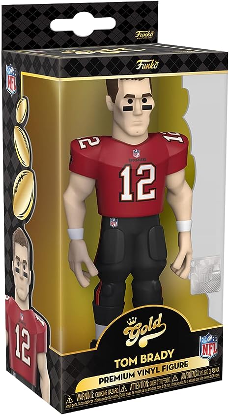 NFL Buccaneers Tom Brady (Home) 5-Inch Funko Gold Vinyl Figure (Online Order Only)