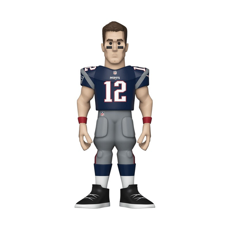 Funko Gold NFL New England Patriots Tom Brady (Home) Chase 5-Inch Funko Gold Vinyl Figure (Vaulted)