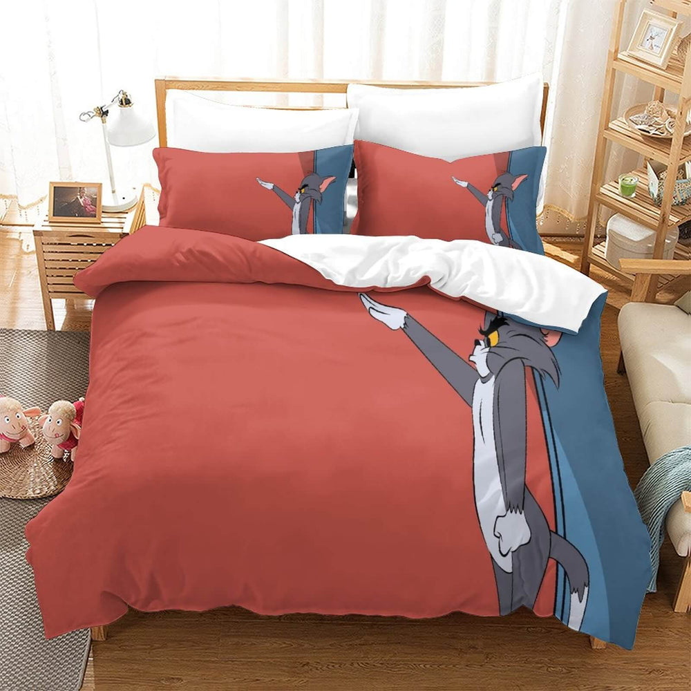 Tom and Jerry Bedding Set Quilt Cover Without Filler (Online Order Only)