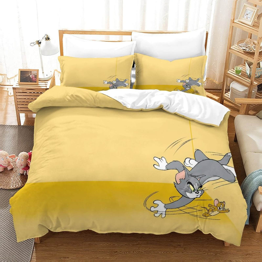 Tom and Jerry Bedding Set Quilt Cover Without Filler (Online Order Only)