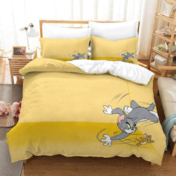 Tom and Jerry Bedding Set Quilt Cover Without Filler (Online Order Only)
