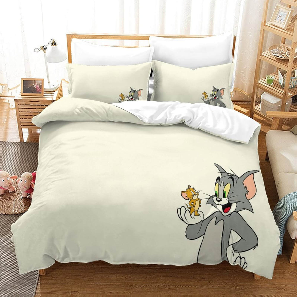 Tom and Jerry Bedding Set Quilt Cover Without Filler (Online Order Only)