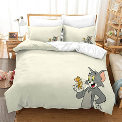 Tom and Jerry Bedding Set Quilt Cover Without Filler (Online Order Only)