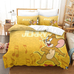 Tom and Jerry Bedding Set Quilt Cover Without Filler (Online Order Only)