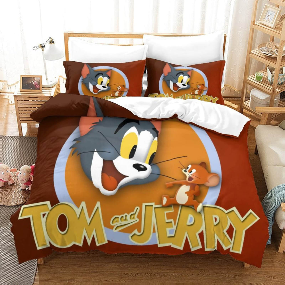 Tom and Jerry Bedding Set Quilt Cover Without Filler (Online Order Only)