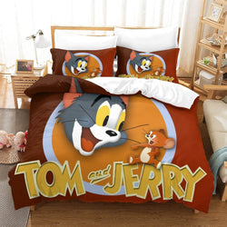 Tom and Jerry Bedding Set Quilt Cover Without Filler (Online Order Only)