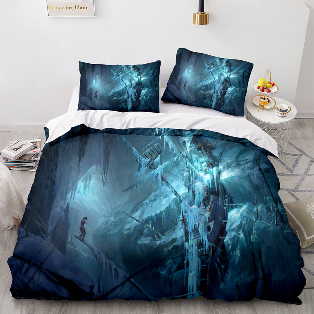 Tomb Raider Pattern Bedding Sets Quilt Covers Without Filler (Online Order Only)