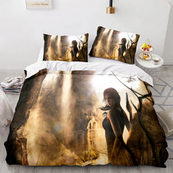 Tomb Raider Cosplay Bedding Sets Quilt Covers Without Filler (Online Order Only)