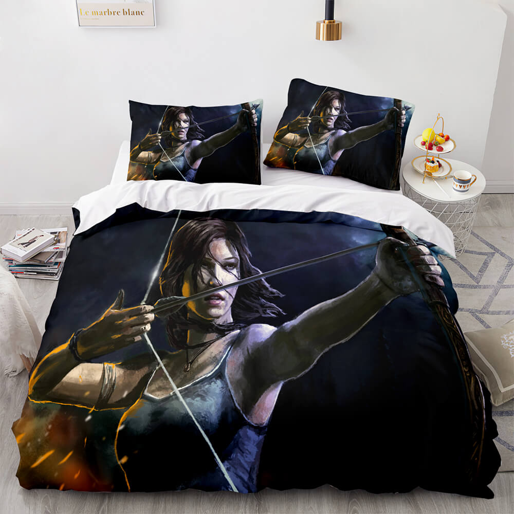 Tomb Raider Cosplay Bedding Sets Quilt Covers Without Filler (Online Order Only)