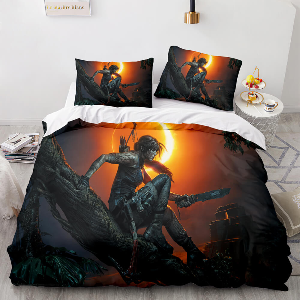 Tomb Raider Cosplay Bedding Sets Quilt Covers Without Filler (Online Order Only)