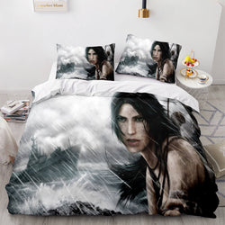 Tomb Raider Cosplay Bedding Sets Quilt Covers Without Filler (Online Order Only)