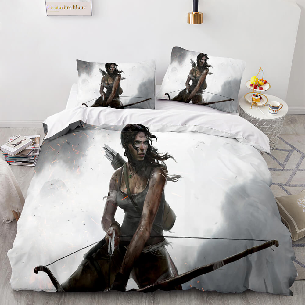 Tomb Raider Cosplay Bedding Sets Quilt Covers Without Filler (Online Order Only)