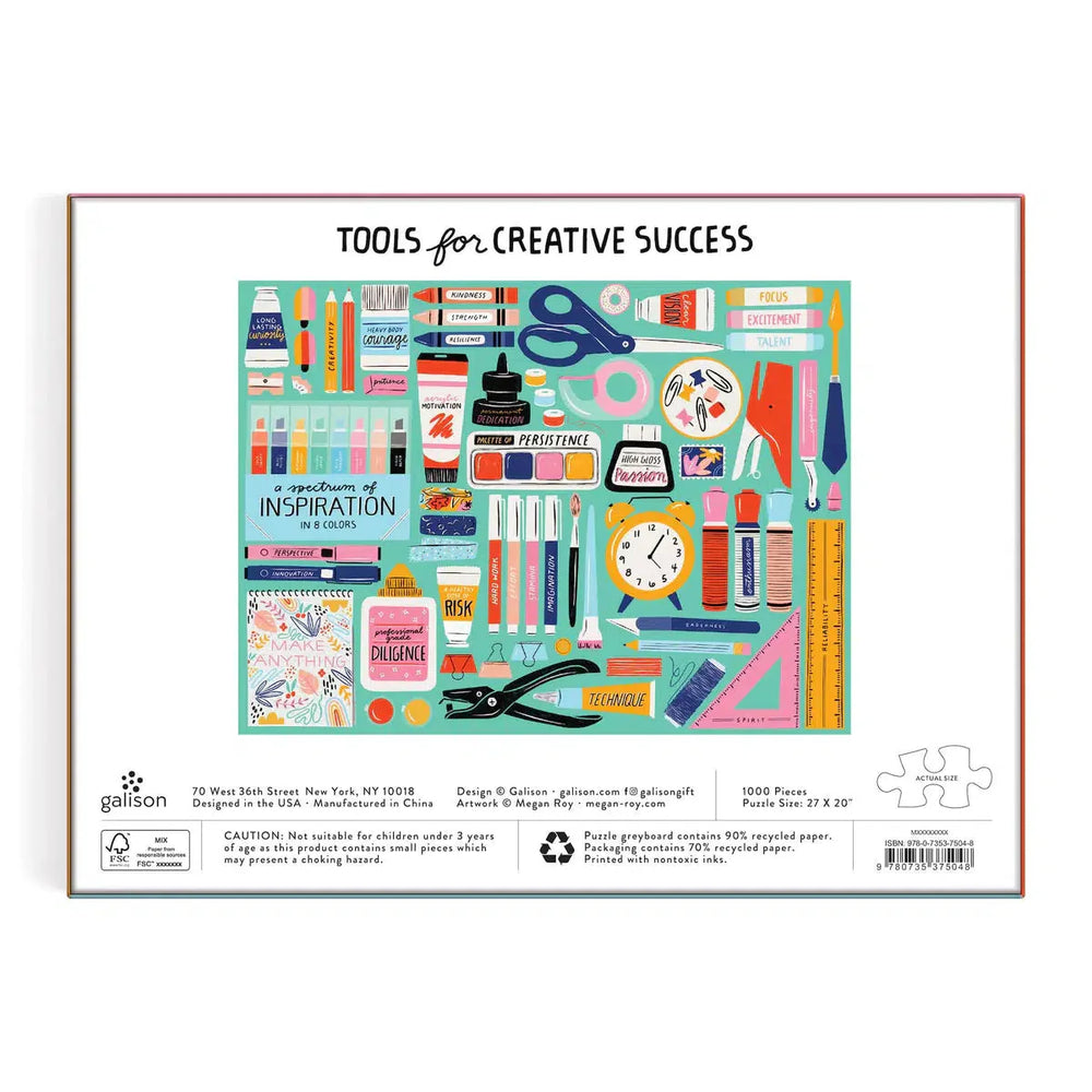 Tools for Creative Success 1000 Piece Jigsaw Puzzle Galison (ONLINE ORDER ONLY)