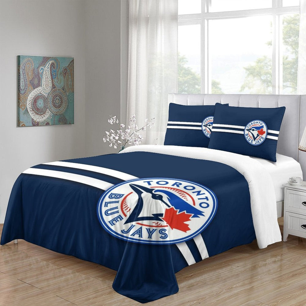 Toronto Blue Jays Bedding Set Quilt Cover Without Filler (Online Order Only)